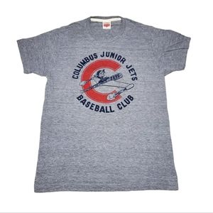 Old School Homage Columbus Junior Jets Baseball Club tee